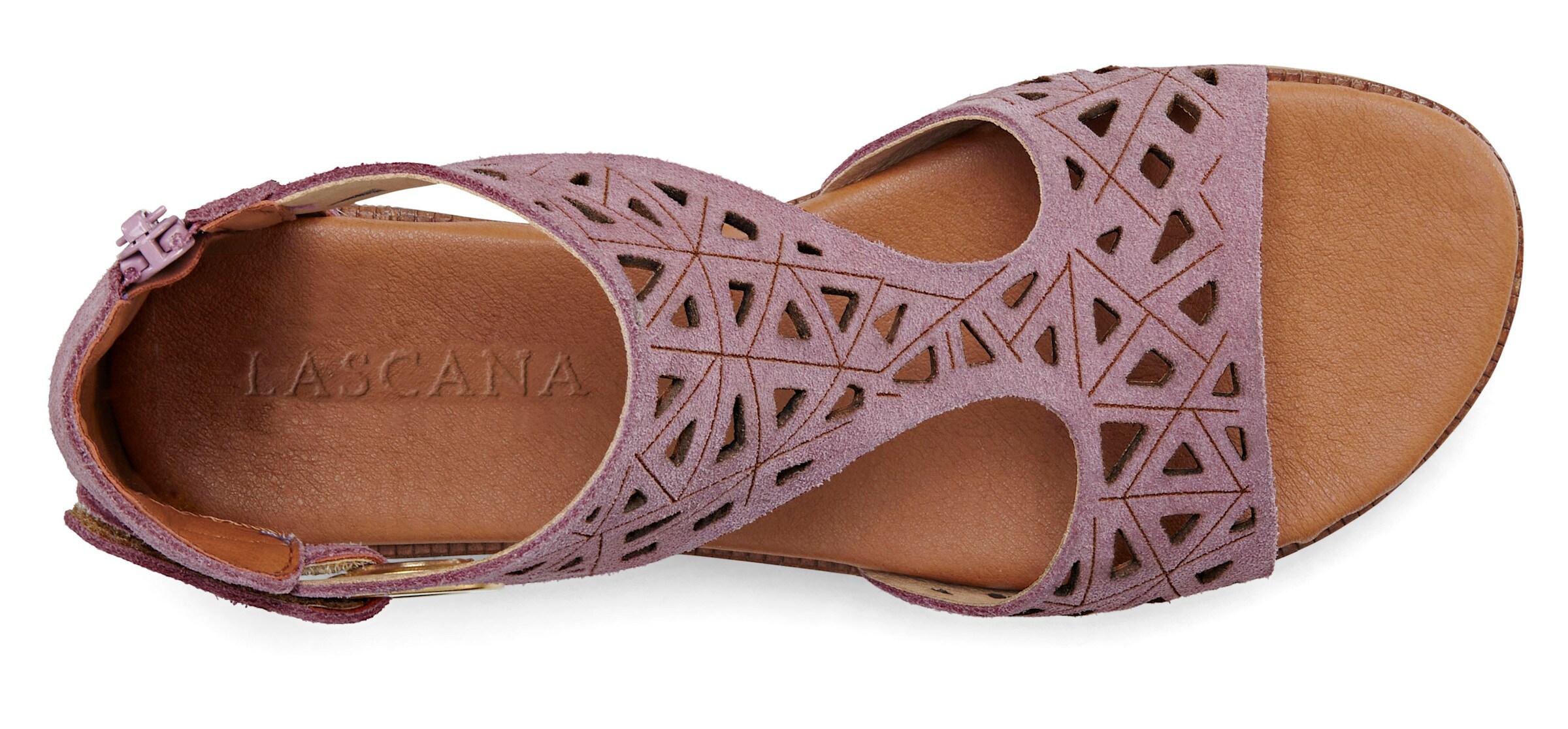 LASCANA Sandale in flieder