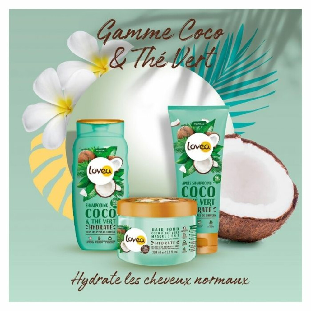 Lovea Kokos en Groene Thee Shampoo en Conditioner Pakket
