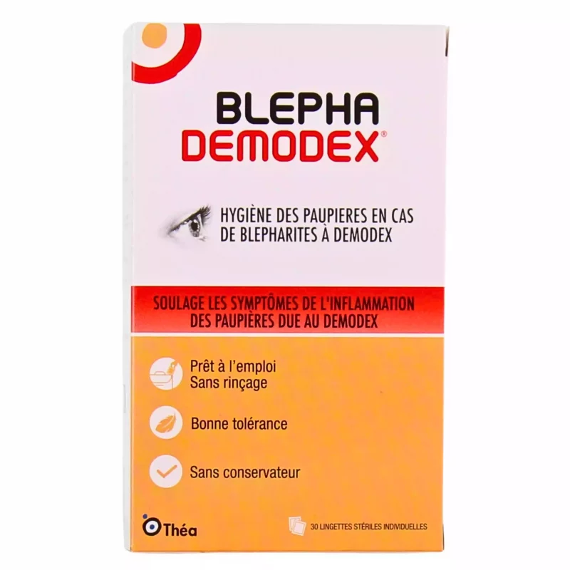 Blephademodex Lingettes Nettoyantes - 30 Lingettes