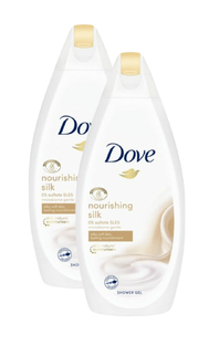 Dove Silk Glow Douchecrème Duo 2x500ML