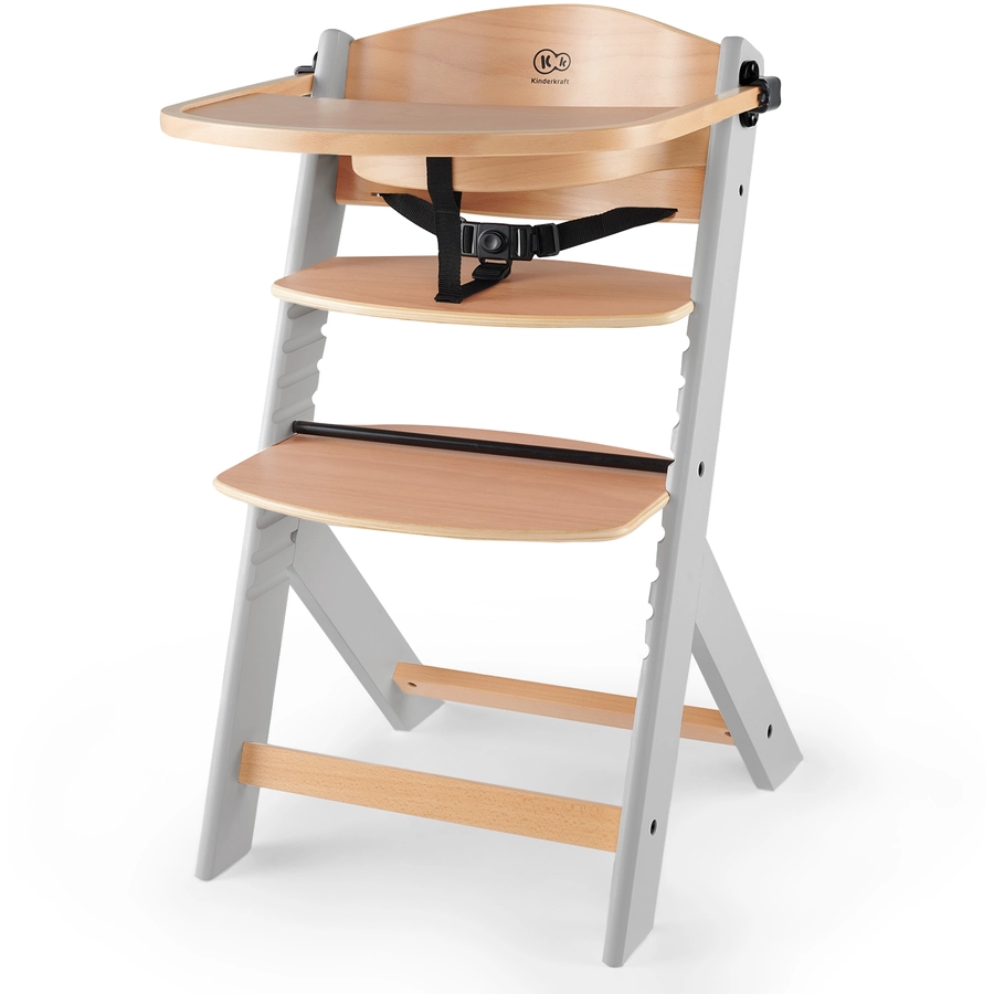 Kinderkraft Hochstuhl ENOCK wooden grey