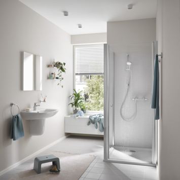 Grohe doucheset Quickfix Precision Flow met thermostaatkraan 1 stand chroom
