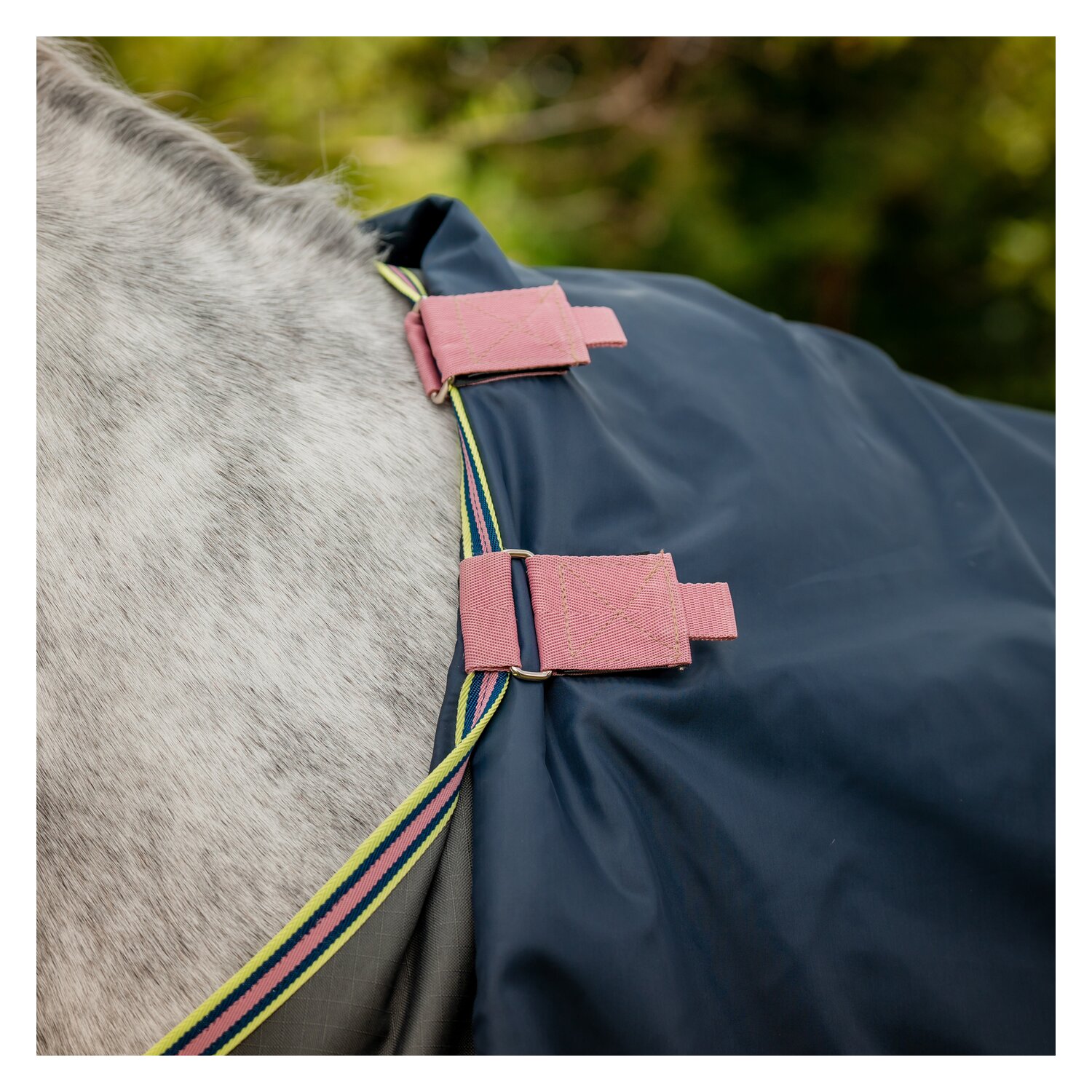 HORSEWARE Outdoordecke Amigo Hero Ripstop Plus Lite - shadow / rose & navy
