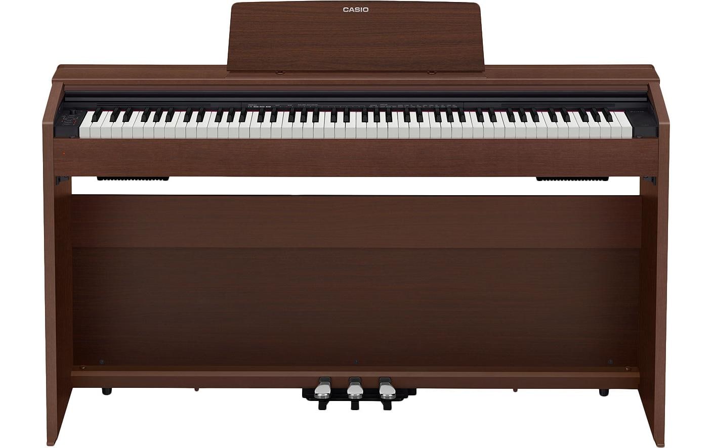 E-Piano Privia PX-870BN Braun<br>E-Piano mit gewichtetem Tri-Sensor-Scaled-Hammer-Action-Keyboard II mit 88 Tasten