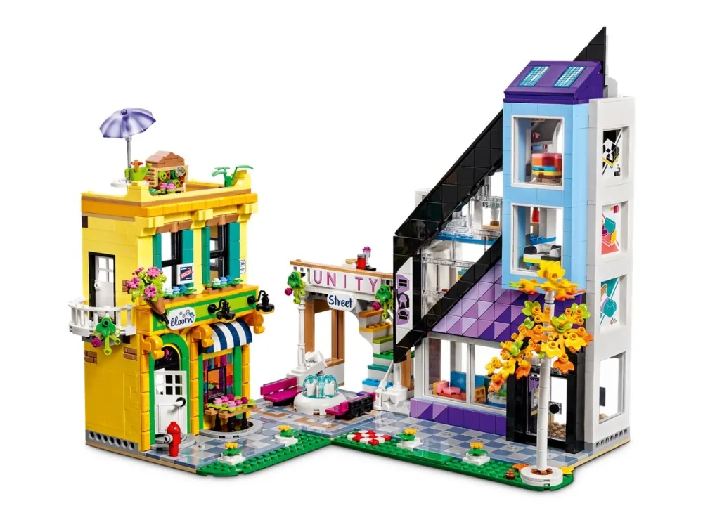 LEGO Friends 41732 Midtbyens blomster- og designbutikker