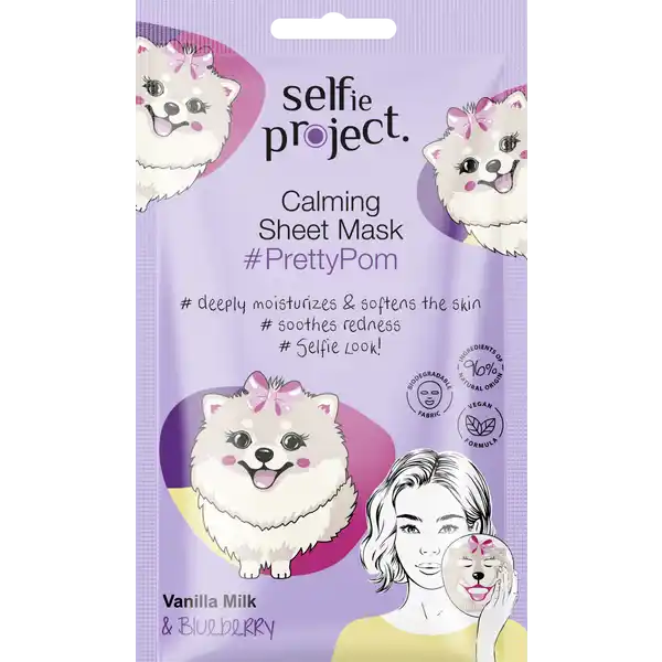 Beruhigende Tuchmaske #PrettyPom