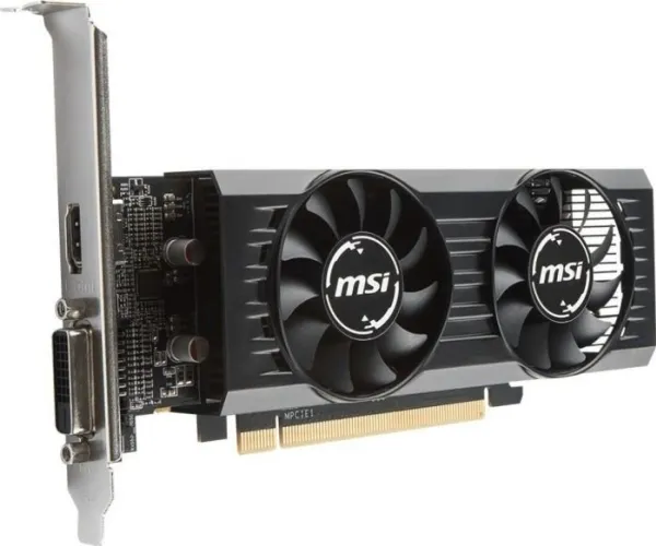 MSI RX 550 4GT LP OC - Grafikkort - Radeon RX 550 - 4 GB GDDR5 - PCIe 3.0 x8 lavprofil - DVI, HDMI
