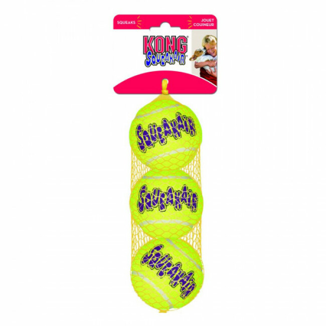 Set de 3 balles de tennis KONG Squeakair