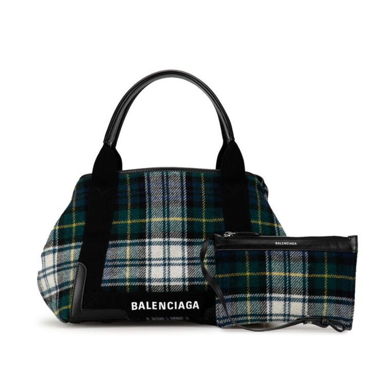 Balenciaga Vintage Balenciaga Cabas Green