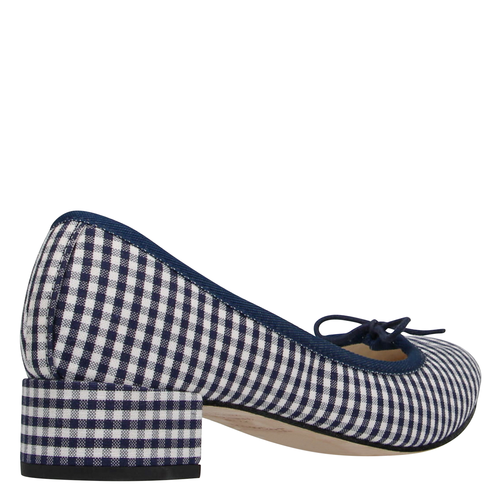 CAMILLE - Ballerines à talon | Bleu