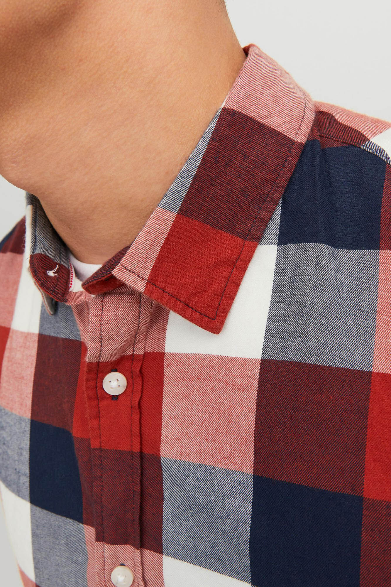 Camisa xadrez de sarja