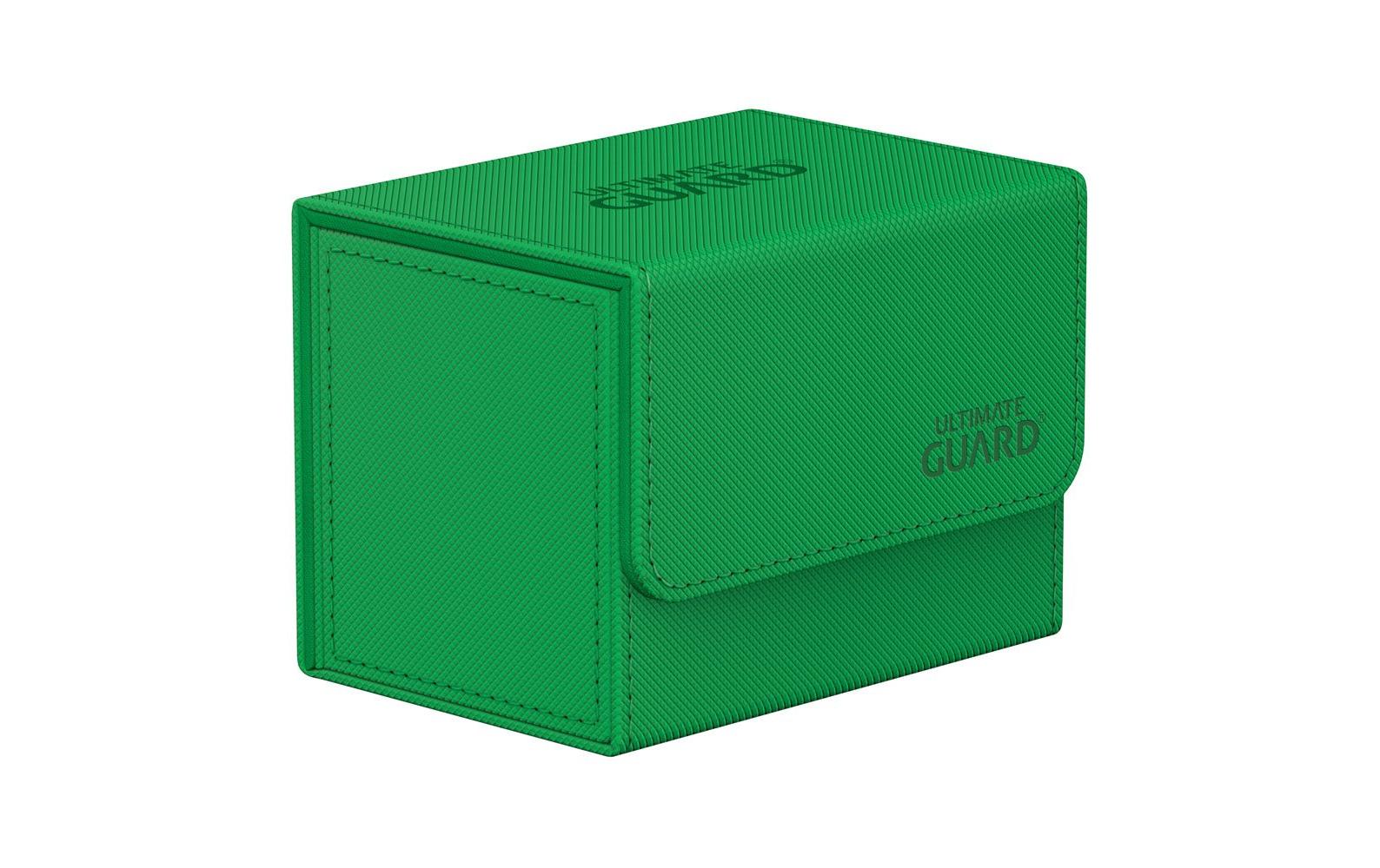 Kartenbox XenoSkin Sidewinder Monocolor 80+ GrünHochwertige Box für Sammelkarten in Standardgrösse