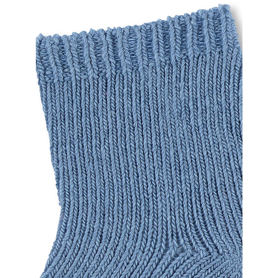 Sterntaler Söckchen Uni Wolle mittelblau