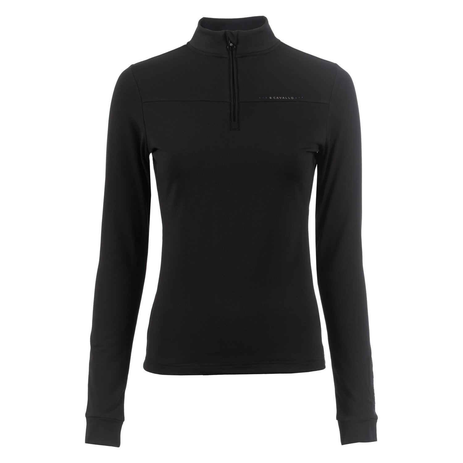 Cavallo Sweatshirt CAVAL ALL YEAR HALFZIP - black