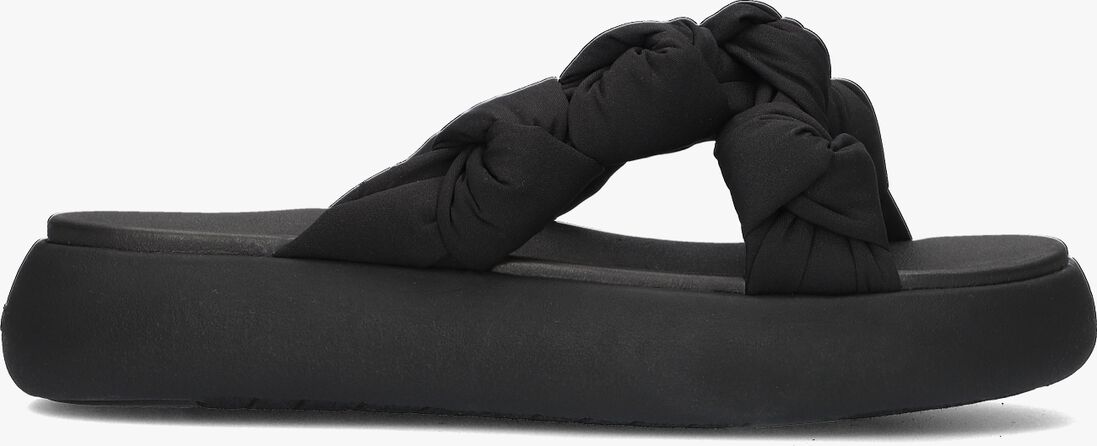 TOMS zwarte toms slippers alpargata mallow crossover knot