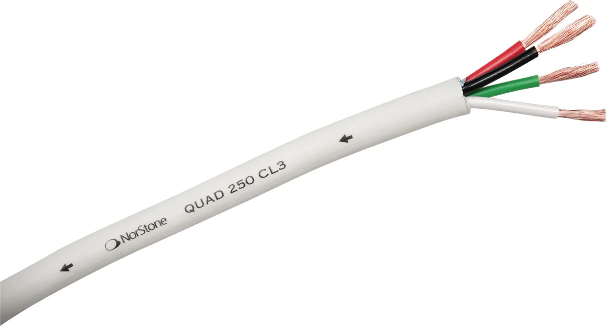 NorStone Quad 250 CL3 (1 m) Câbles d'enceintes au mètre