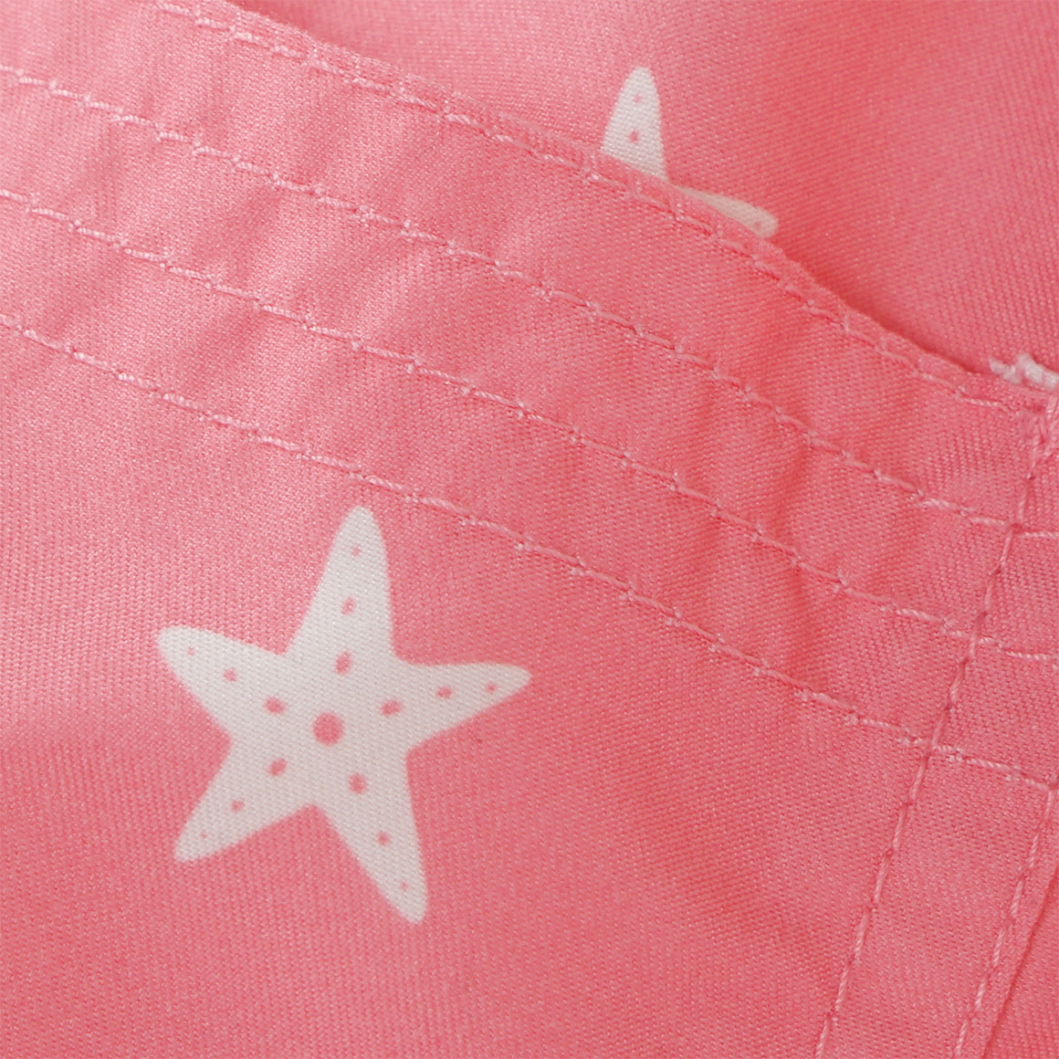 Famy Jungen Badeshorts mit Meeres-Motiven rosa / weiss