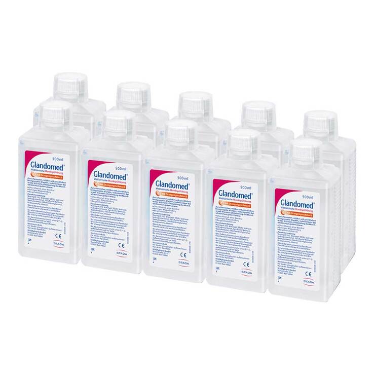 Glandomed® Spüllösung, 10X500 ml