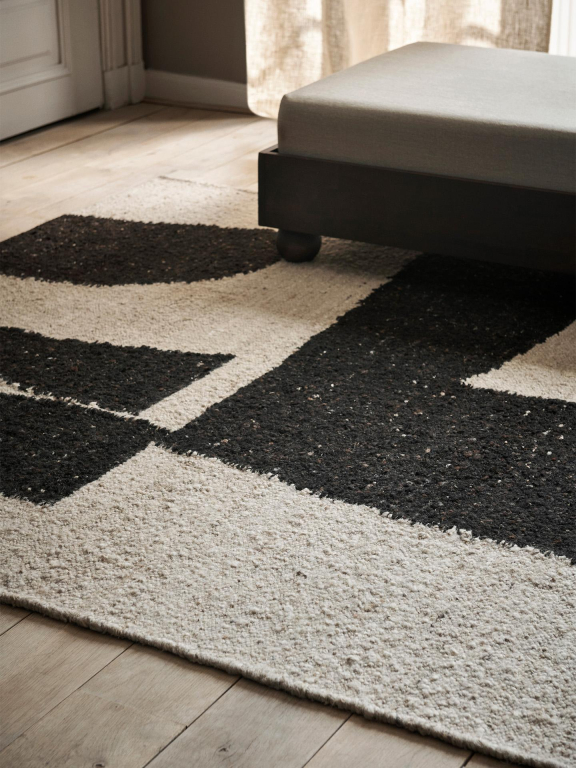Ferm Living Piece vloerkleed 140x200 toffee