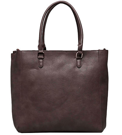Rosemunde Shopper m. Clutch - 2 In 1 - Dark Brown/Gold