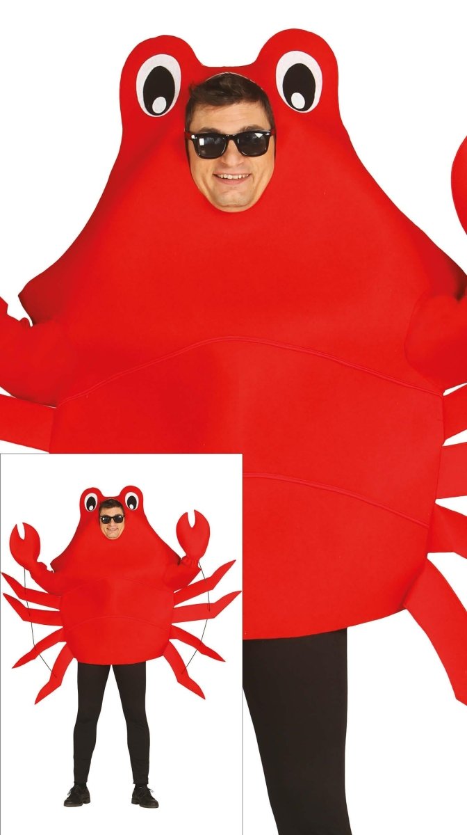 Krab Kostuum Rood Heren