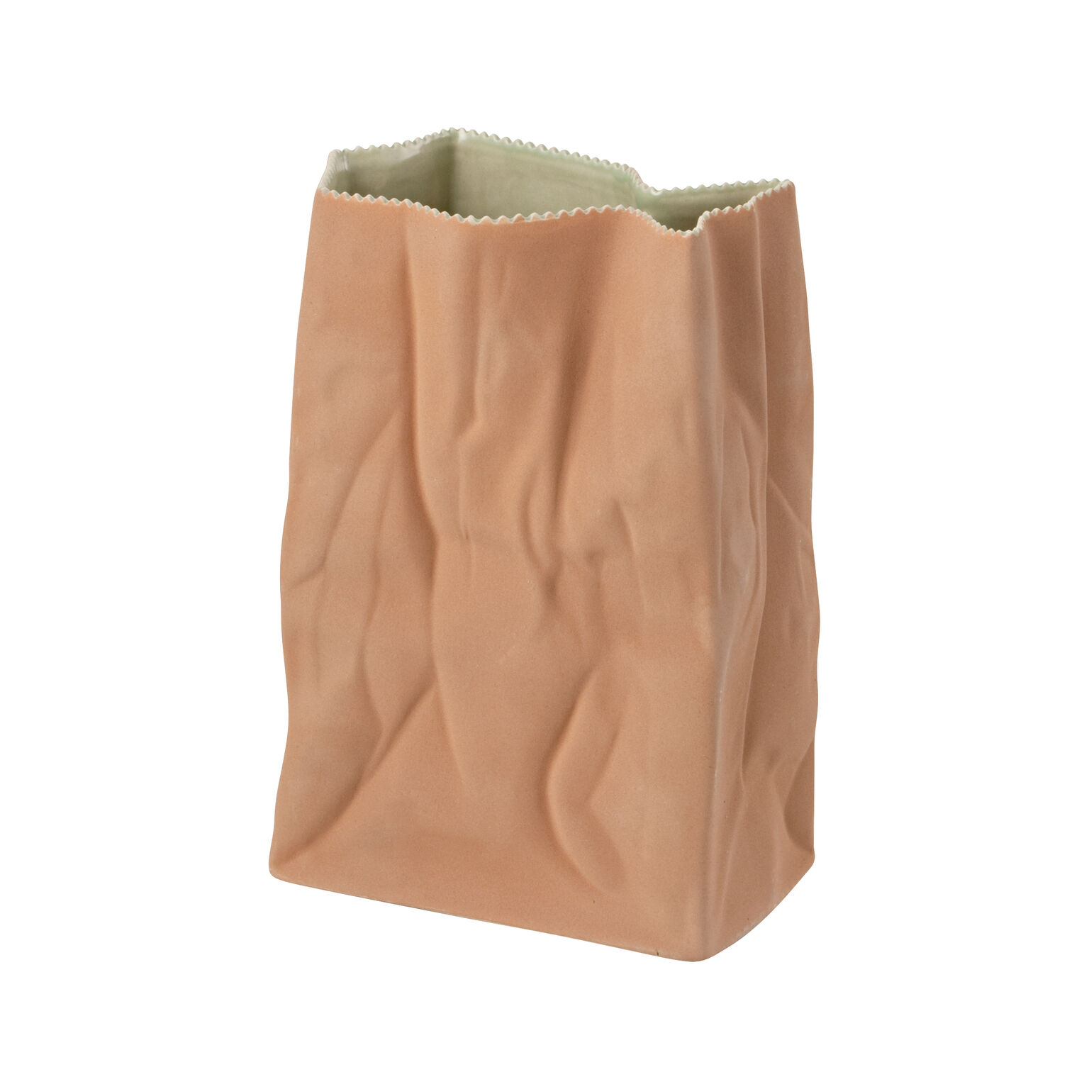 Tütenvase Hellbraun Vase 28 cm