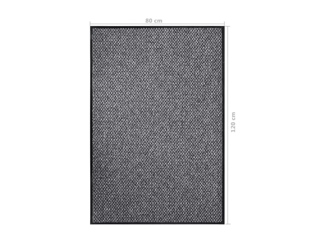 Paillasson Gris 80x120 cm