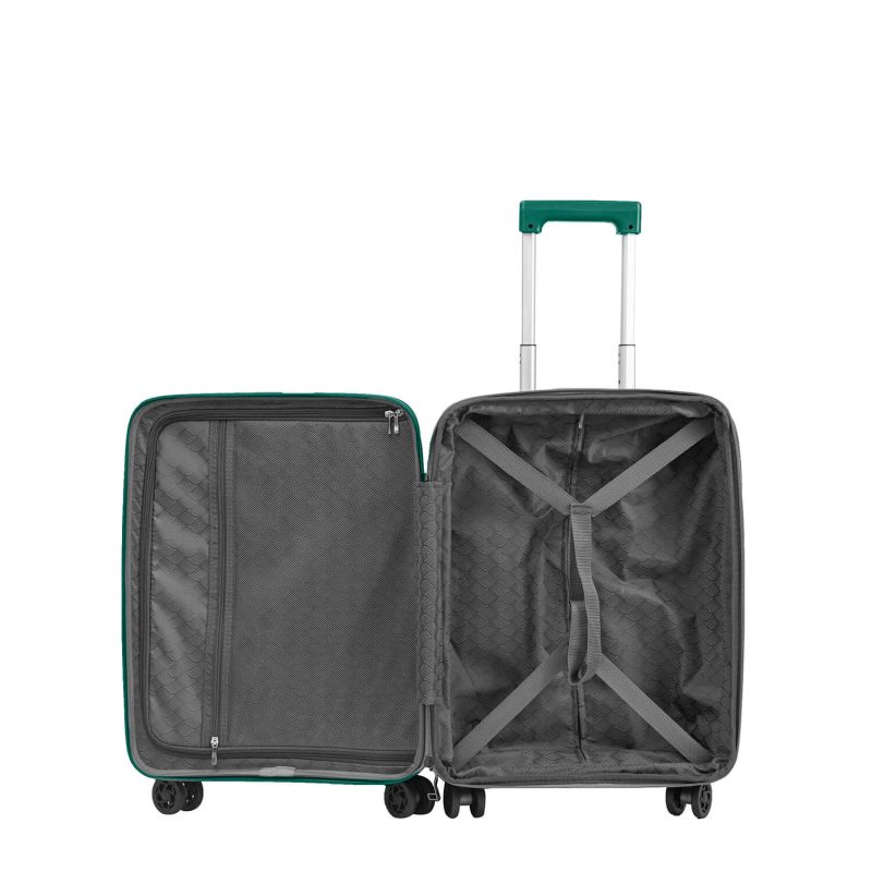 Lot de 3 valises extensibles Haree 55, 67 et 76.5 cm Pearly green