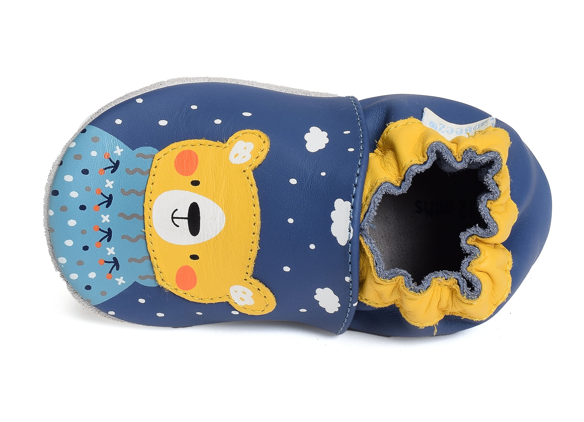 Snow bear bleu