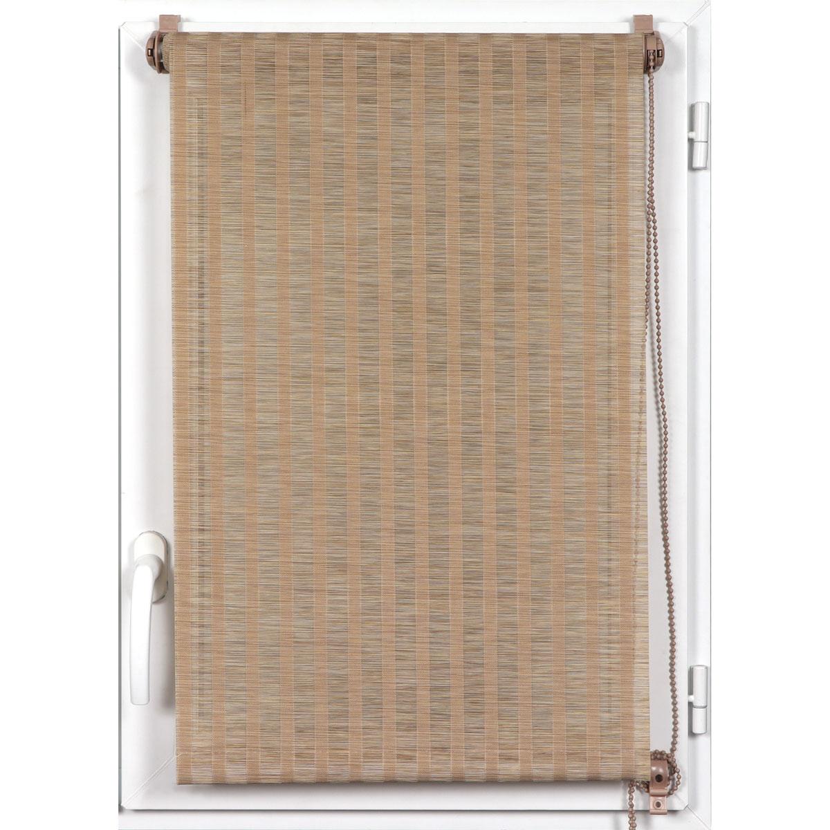 STORE ENROULEUR TAMISANT EFFET BAMBOU 45X180CM NATUREL