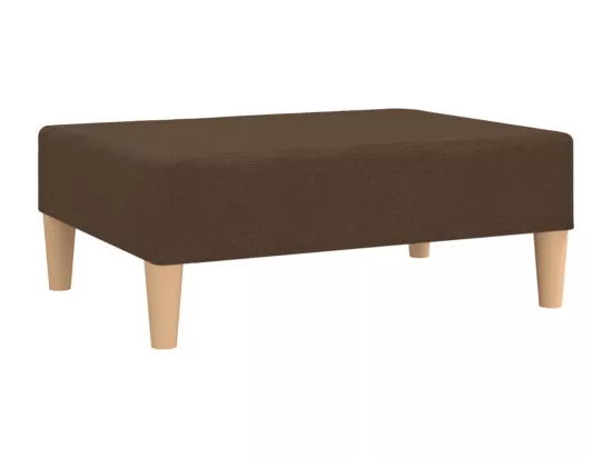 Repose-pied Marron 78x56x32 cm Tissu