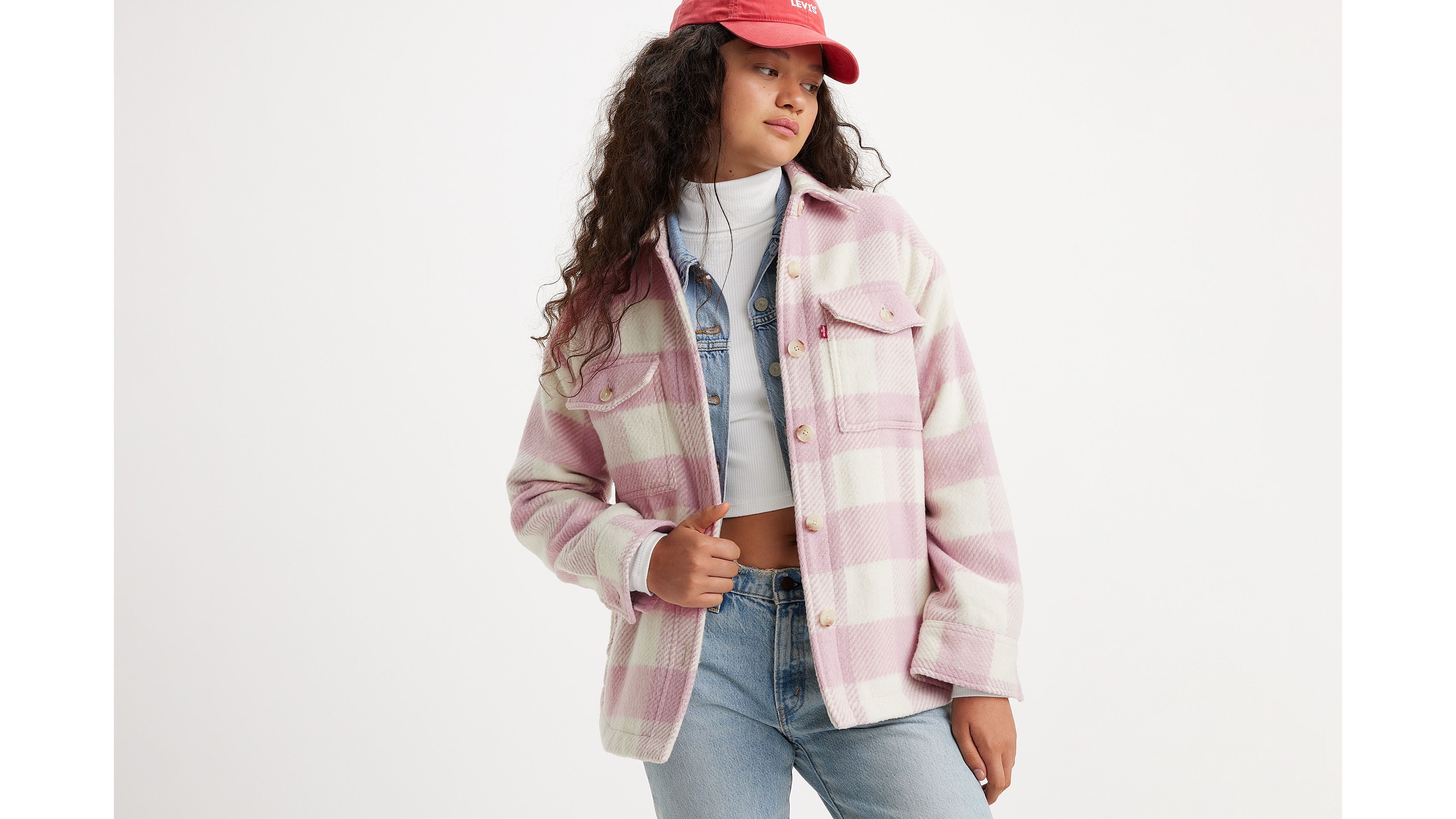Veste-chemise Nola - Darla Gingham Keepsake Lilac - Multicolore