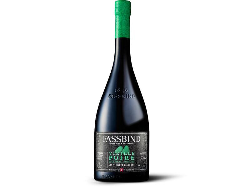 Fassbind Vieille Poire 0.7 l Hochprozentige Spirituosen Spezialität auf Birnenbasis