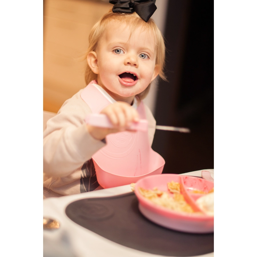 TWISTSHAKE Kinderteller mit einer Unterteilung 6+ Monate pastel rosa