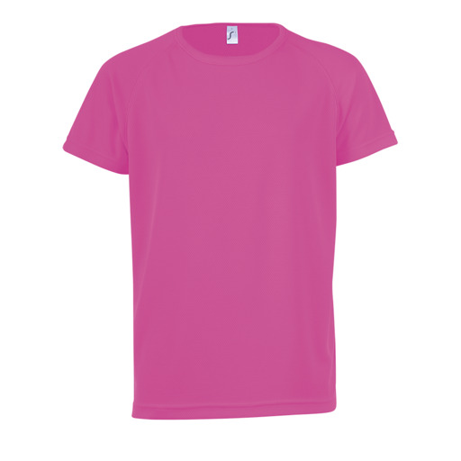 Camiseta esportiva com mangas raglan