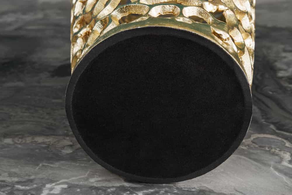 Filigrane Design XXL Vase ABSTRACT LEAF 90cm gold Handarbeit