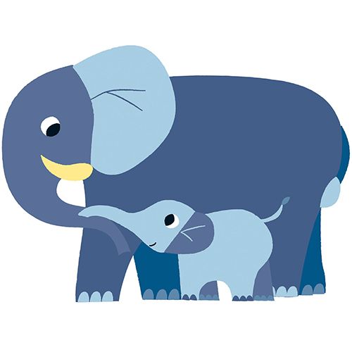 Djeco stickers babydieren - 120st