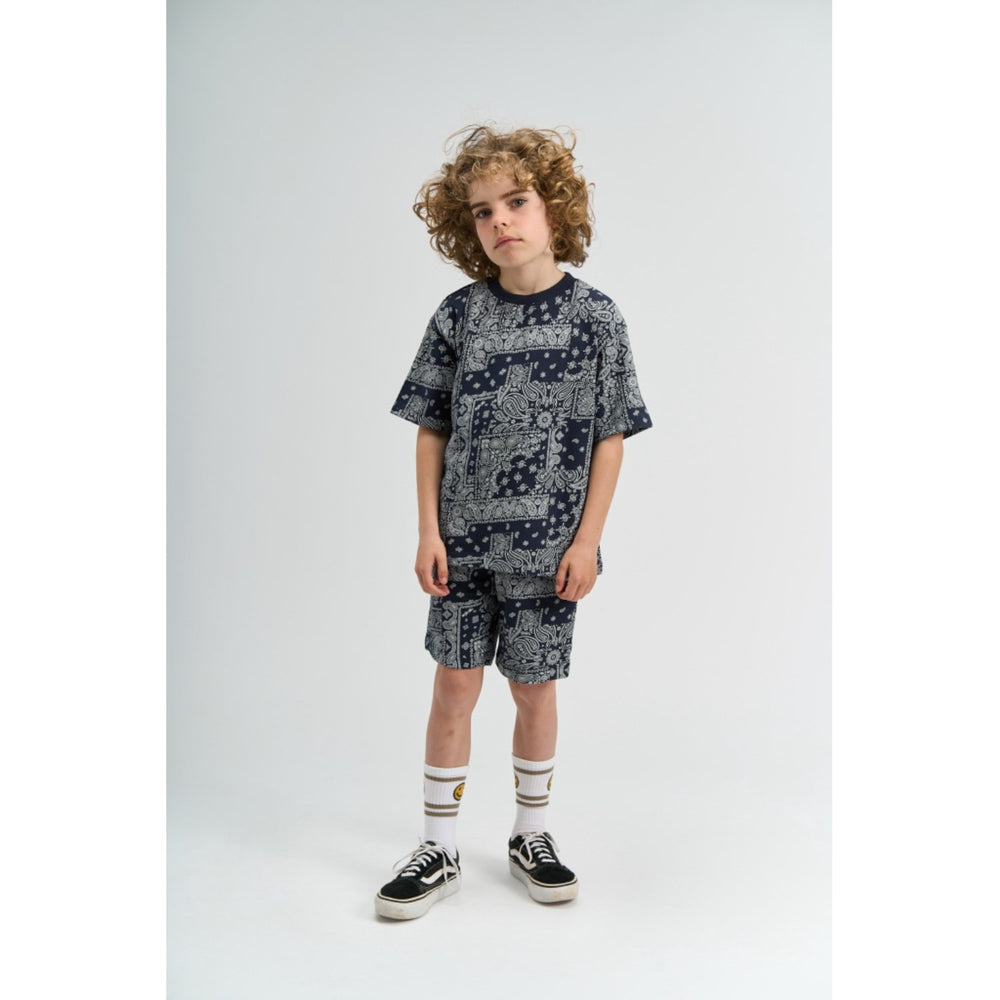 Køb The New Navy Blazer Aop Tnsixten Shorts