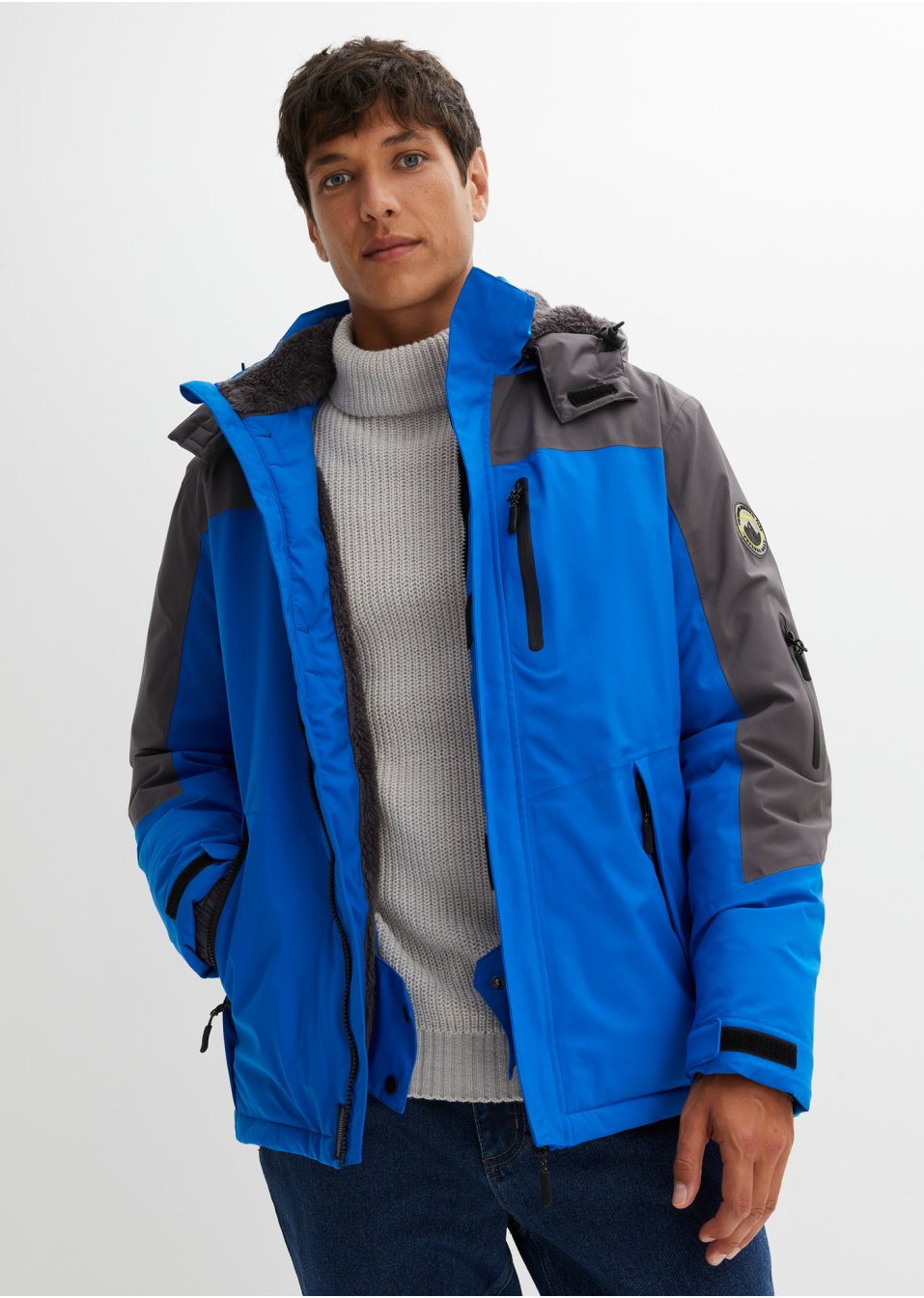 Hybride outdoor jas met knuffelzachte voering