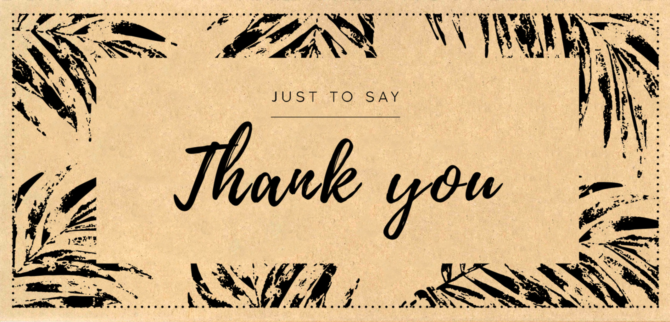 Ecco Verde  Thank You - Geschenk-Gutschein, 1 Stk