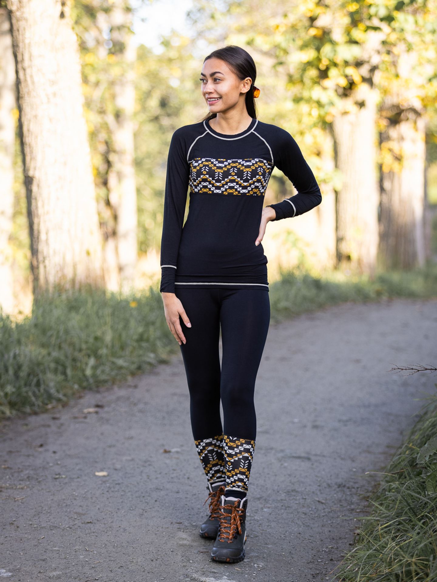 Twentyfour GI Baselayer sett rundstrikk