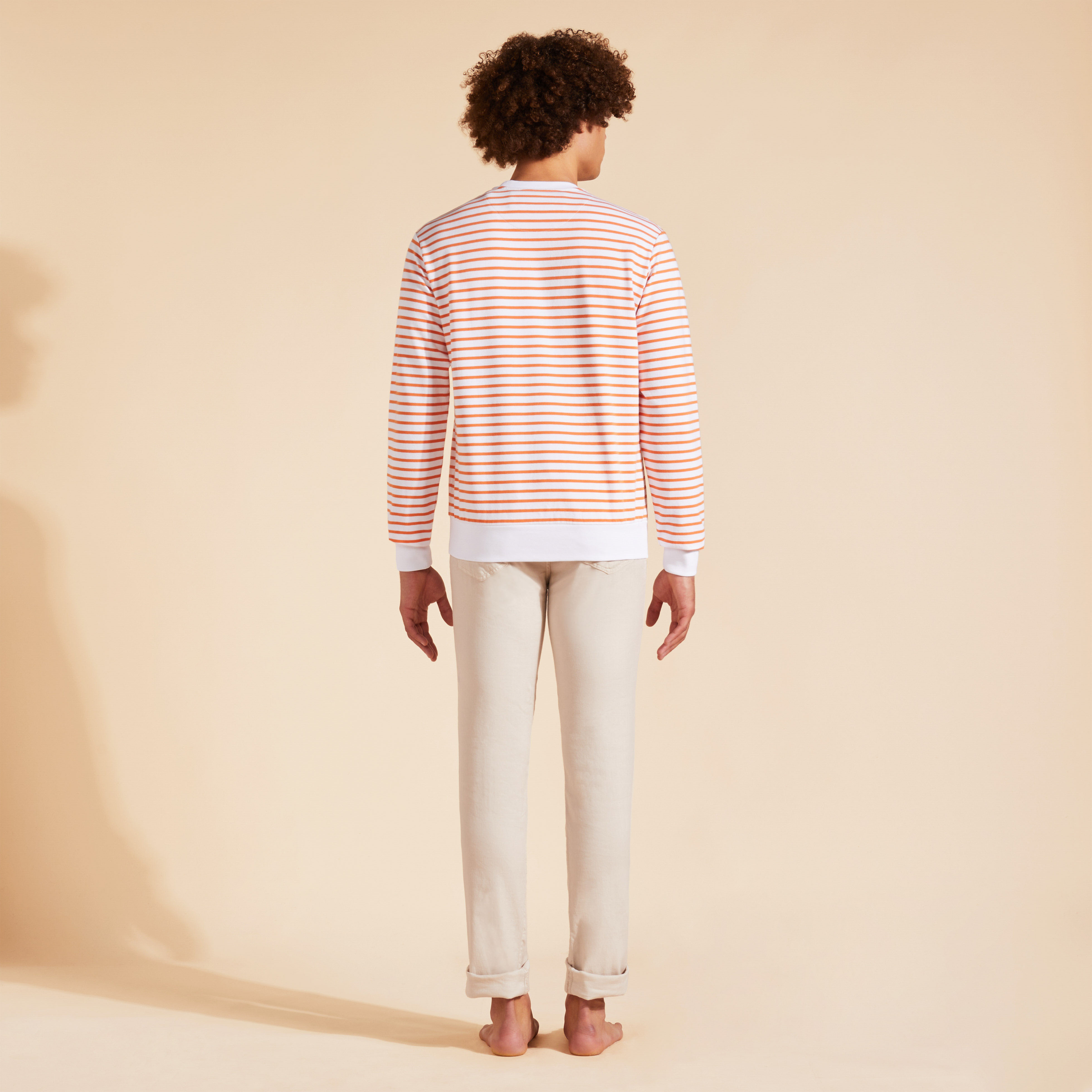 Sweatshirt en Coton Col Rond Homme