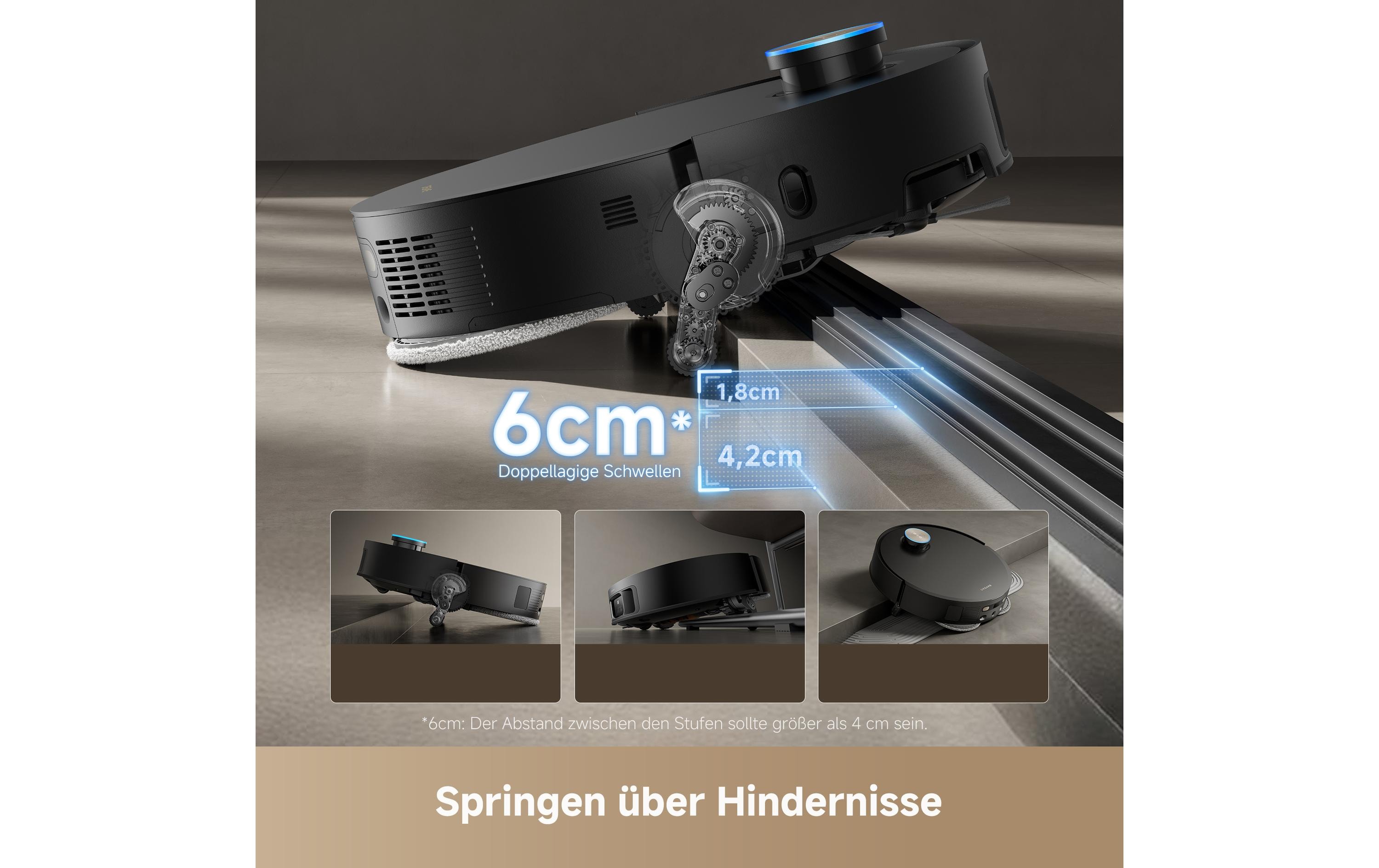 Saug- und Wischroboter X50 Ultra Complete Schwarz<br>Roboterstaubsauger mit Basisstation