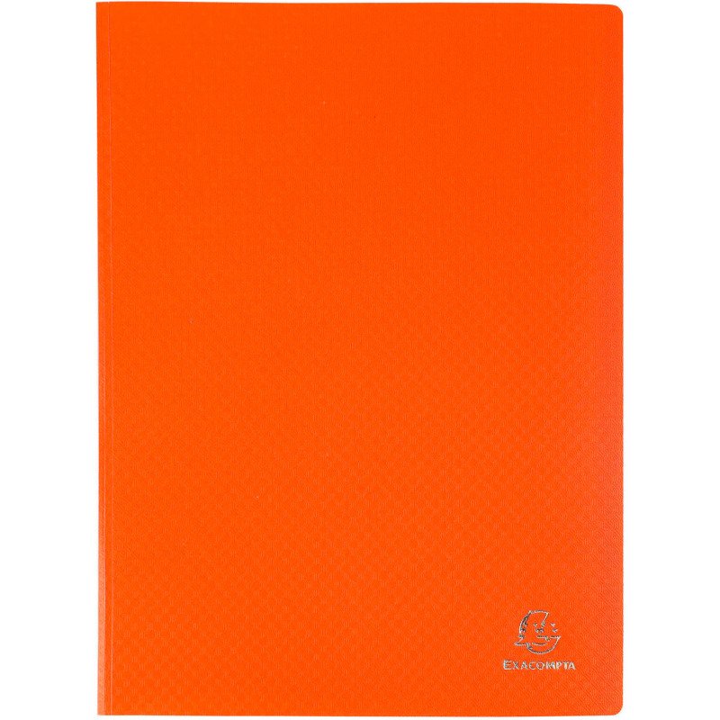 Protège-documents Opak Exacompta polypropylène 5/10E A4 80 pochettes - 160 vues couleurs assorties