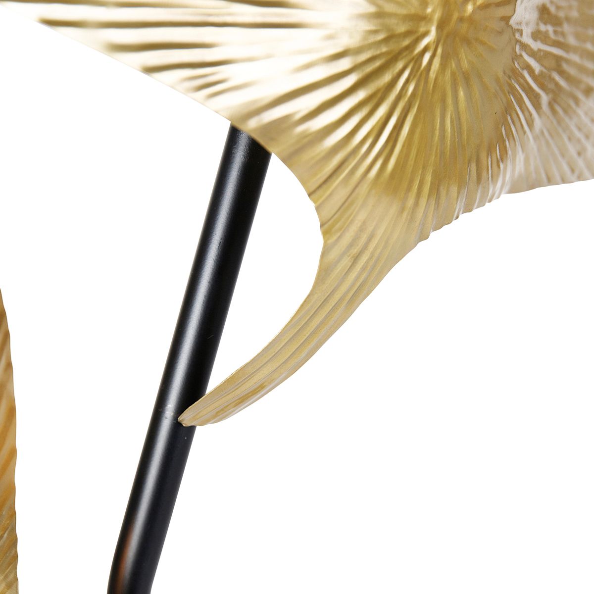 Oosterse vloerlamp messing met zwart 2-lichts - Louka
