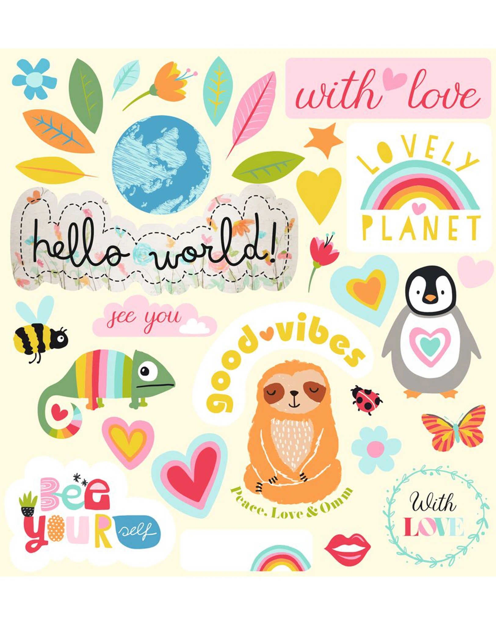 Stickerbuch LOVELY PLANET