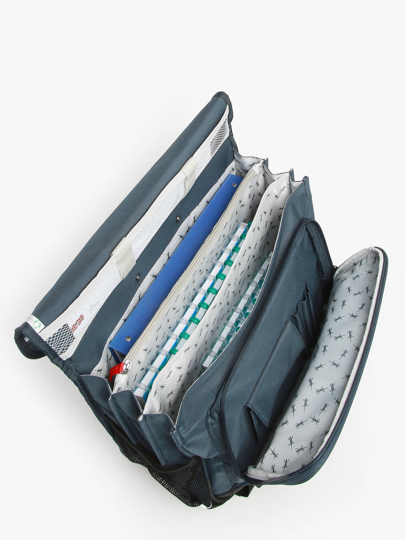 Cartable  roulettes enfant 3 compartiments CAMELEON