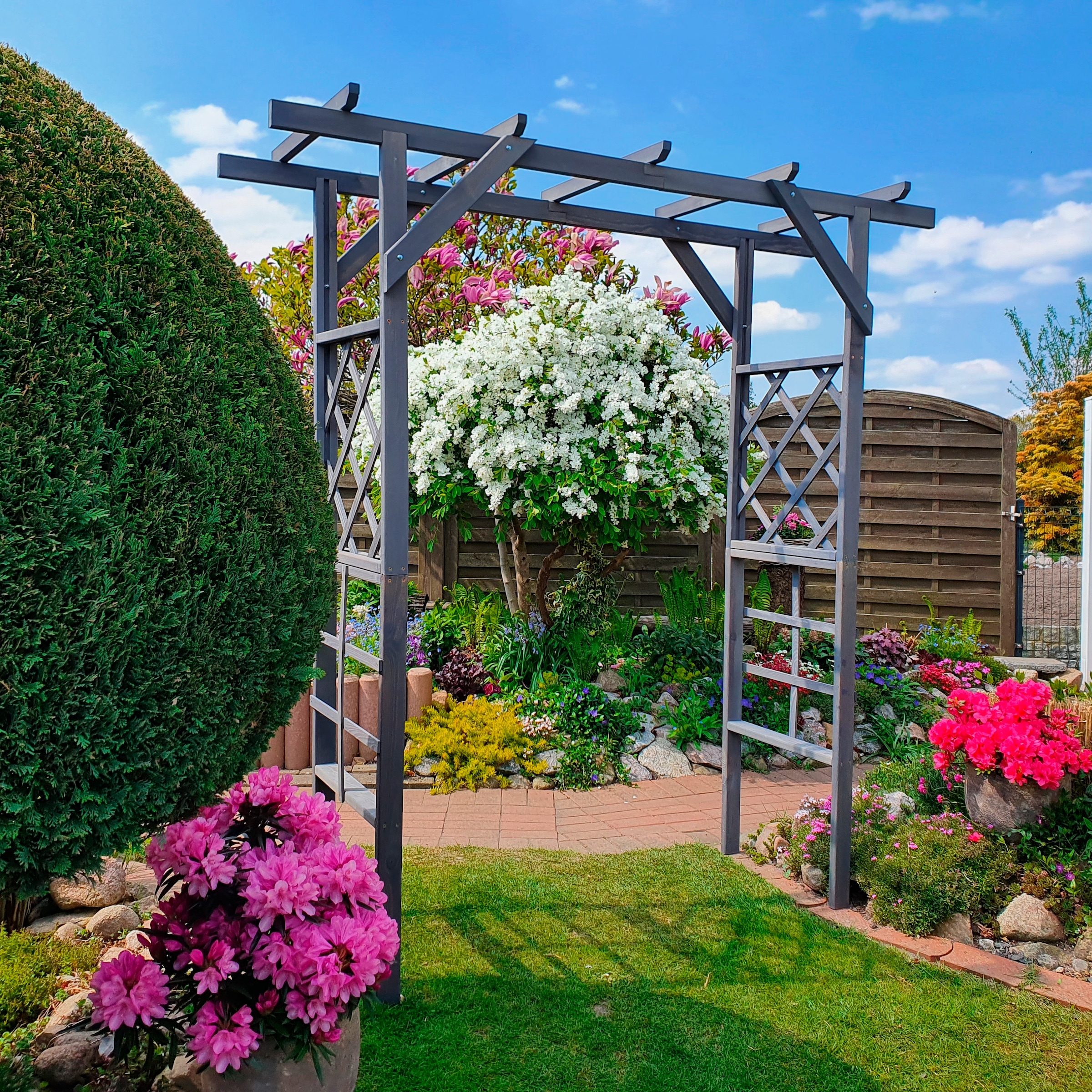 promadino Pergola »Ben« BxTxH: 200x60x210 cm
