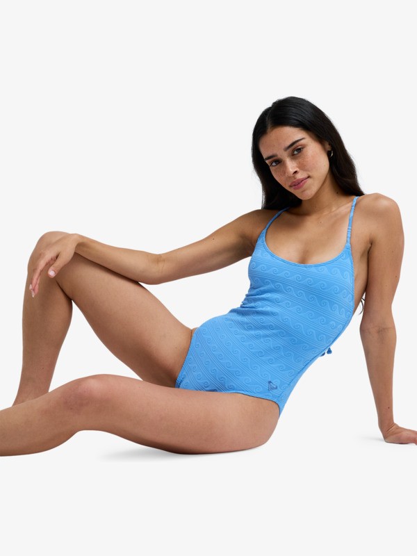 Paradise Wave One-Piece Maillot de bain une pièce Bleu Femme