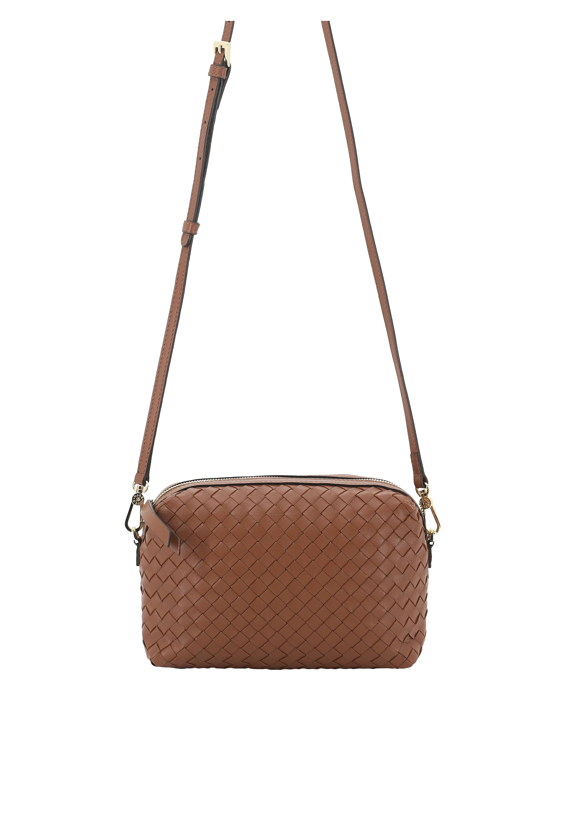 Cross body bag KAIA Leather Piuma weaving Standard